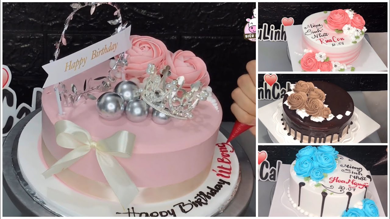 #141 5 ý tưởng trang trí bánh thú vị và sáng tạo | Dieulinhcake| Interesting cake decorating ideas