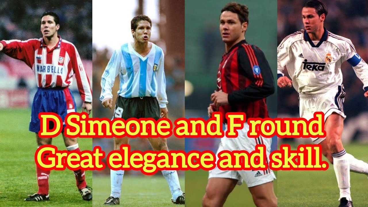 D Simeone and F round, lots of elegance and skill. 