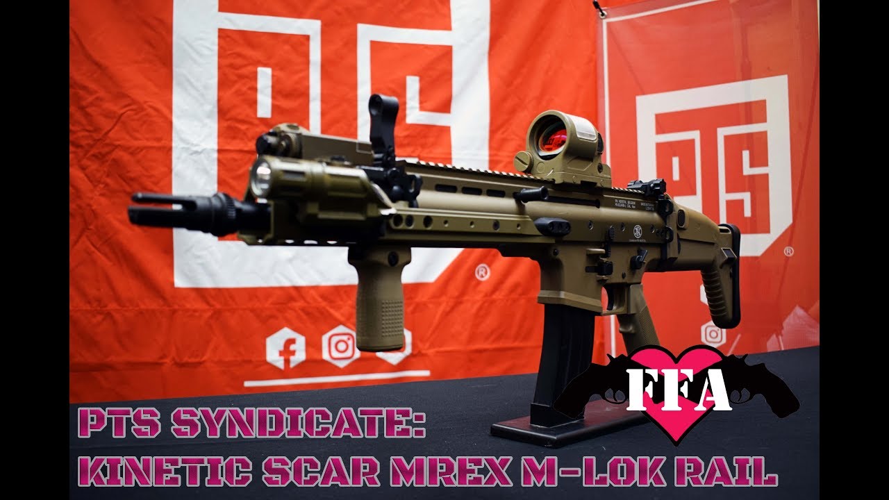 PTS KINETIC SCAR MREX M-LOK RAIL WITH SPARTAN117GW