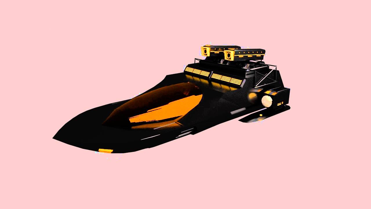 [Blender] Concept 3D Model #1 - Sky Police Patrol Vehicle