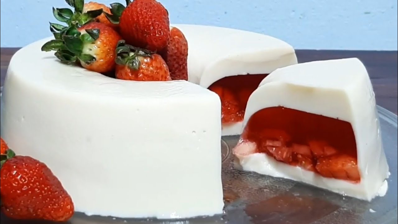 Si tienes fresas prepara este postre fácil rapido y delicioso - sobremesa /Cocina con Jenny 