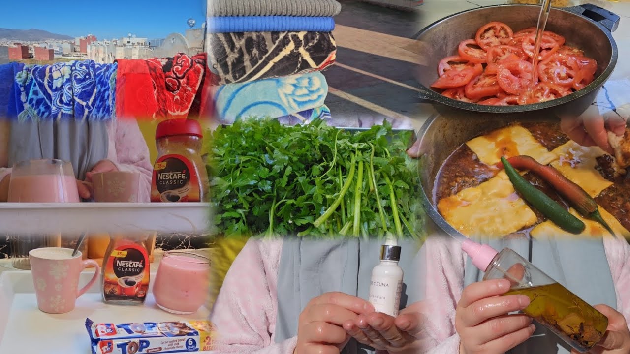 فلوق تحفيزي 🧸✨️وصفت لمنع تصاقط الشعر💇‍♀️ لغدا صحي🥚🥘