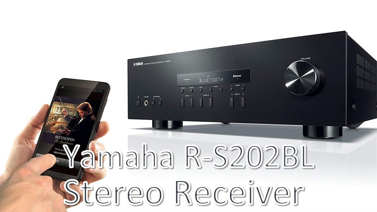 ◕‿◕｡Yamaha R S202BL Stereo Receiver | Advanced circuitry design