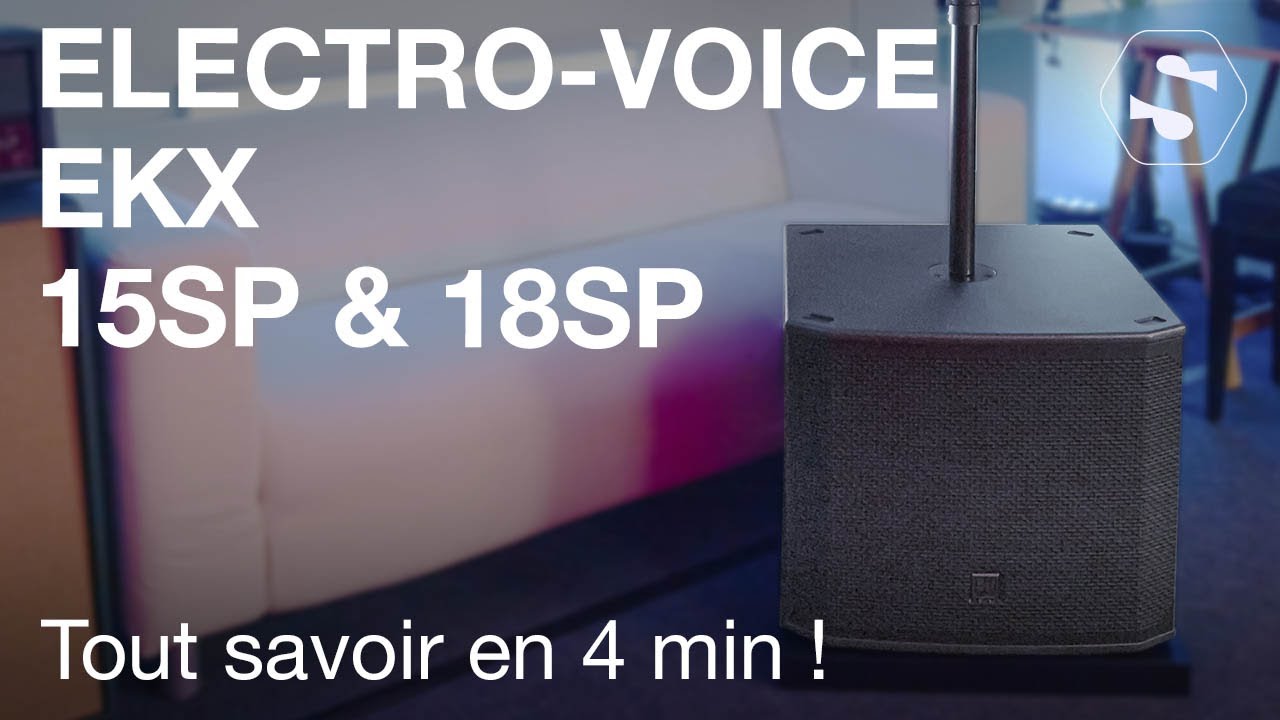 Caisson de Basses Electro-Voice EKX 15SP & 18SP - SonoVente.com