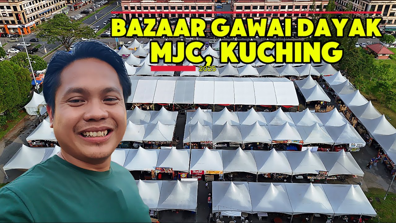Bazaar Gawai Dayak 2025, MJC Kuching || Kraftangan, Makanan, Minuman & Banyak Lagi!!!!
