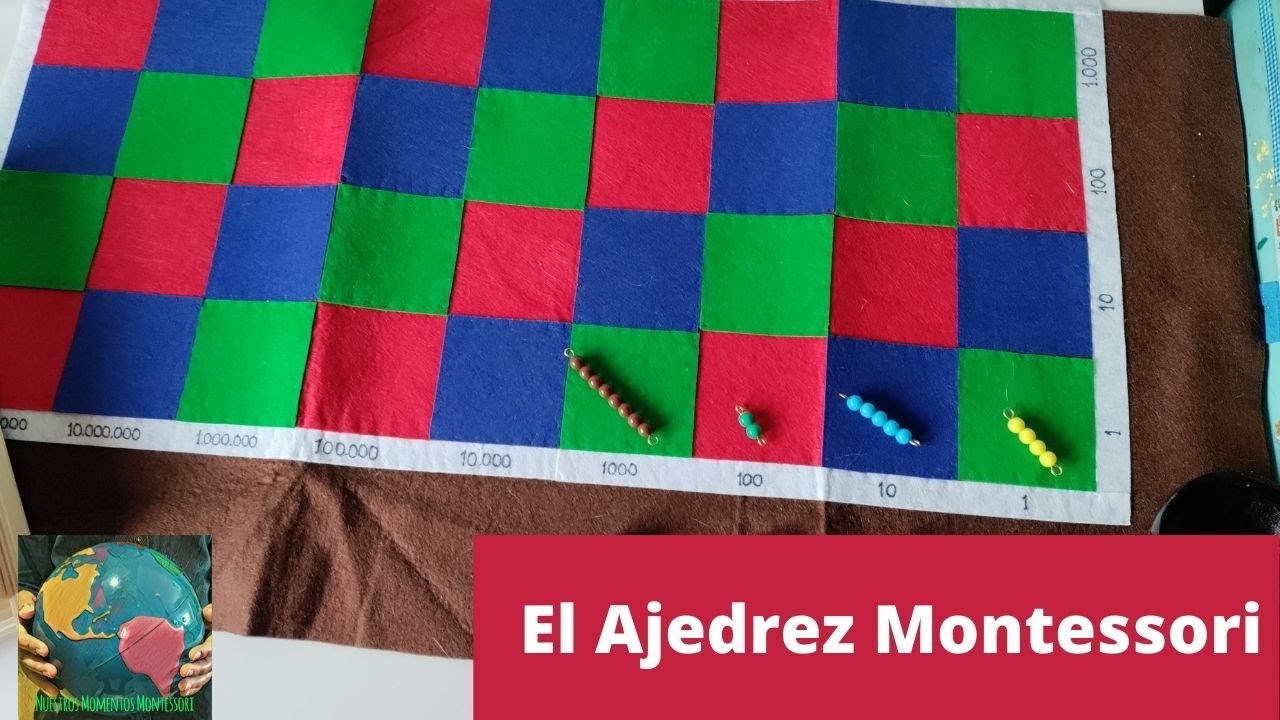 Ajedrez Montessori para primaria: Presentación paso a paso y multiplicaciones