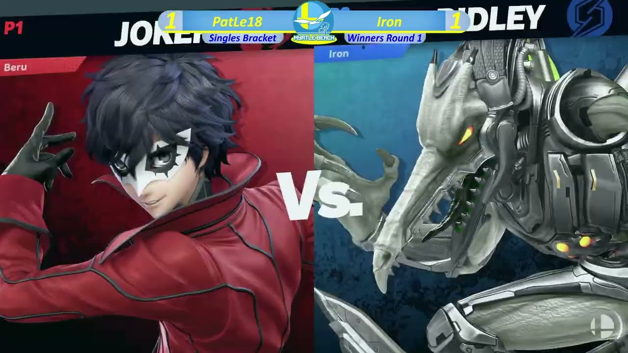 SocaSmash 167 Ultimate Singles: PatLe (Joker) vs Iron (Ridley) Winners Round 1