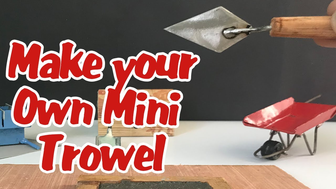 Few People Know About This mini construction! Trowel tool make.