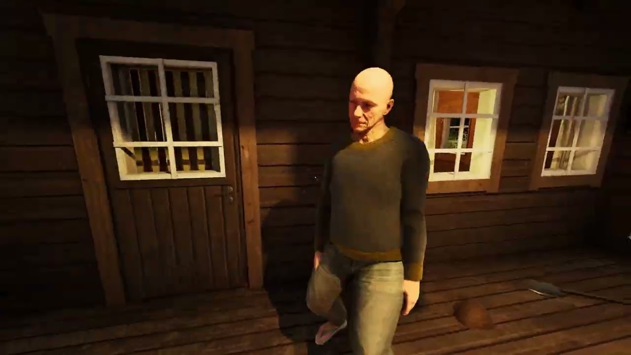 Ger grannen avföring i Finnish Cottage Simulator #5