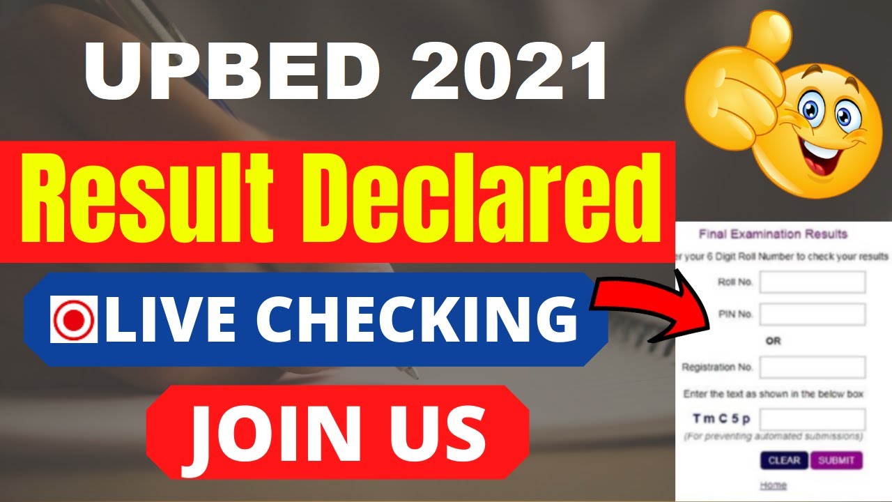 UPBED 2021 Result (Declared) - Check & Download UPBED 2021 Result Here
