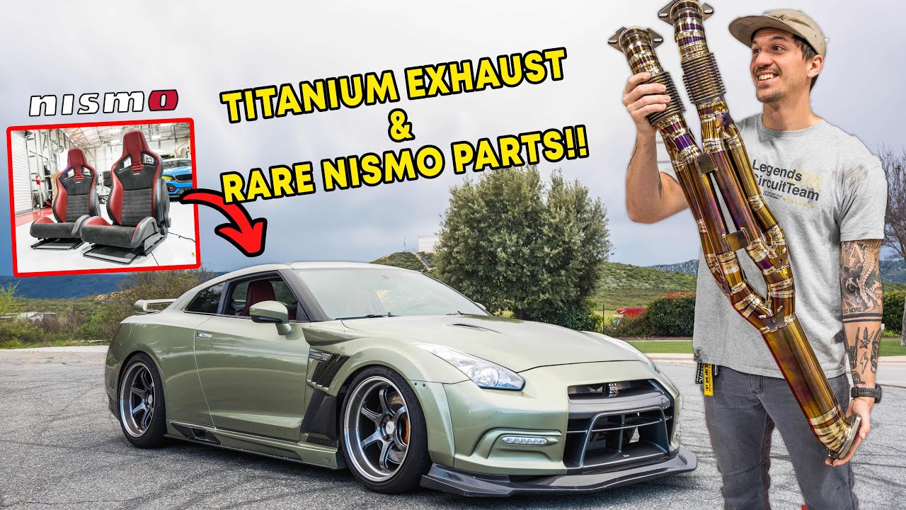 Совершенствую свой R35 GTR | Экзотическая выхлопная система и запчасти NISMO!