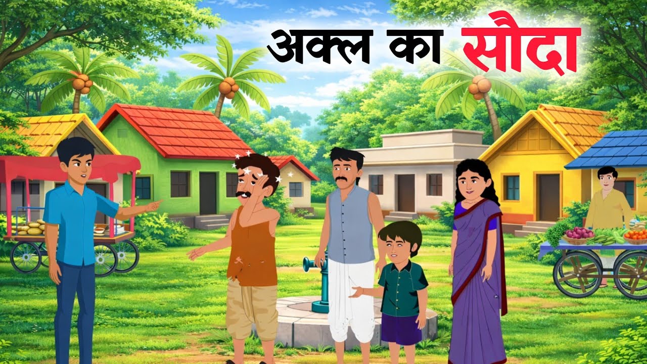 गांव में अक्ल की दुकान | समझदारी की अनोखी कहानी | Moral Story Hindi
