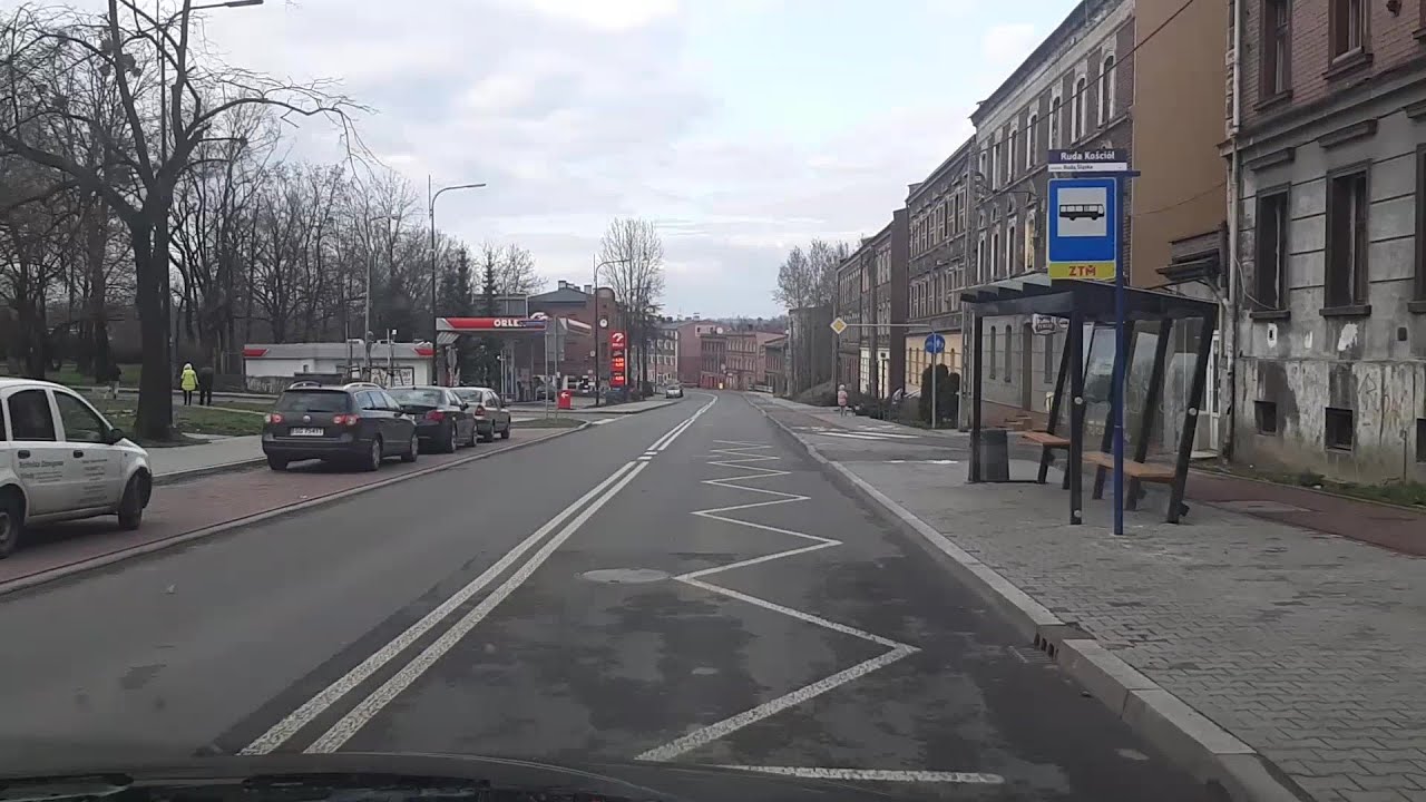 [Ruda Śląska] Przejazd ulicami Wolności i Piastowską, 5 lat po likwidacji T18