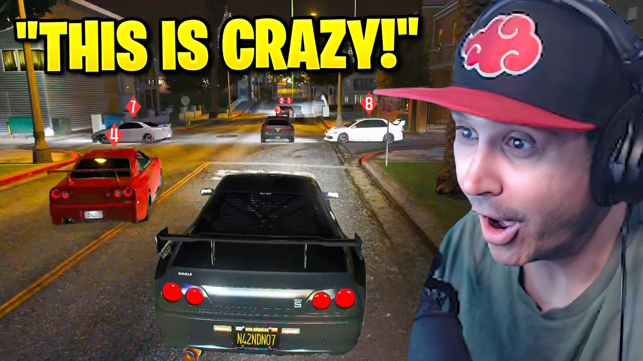 Summit1g Shocks Everyone in 40 Player Race on GTA Prodigy RP