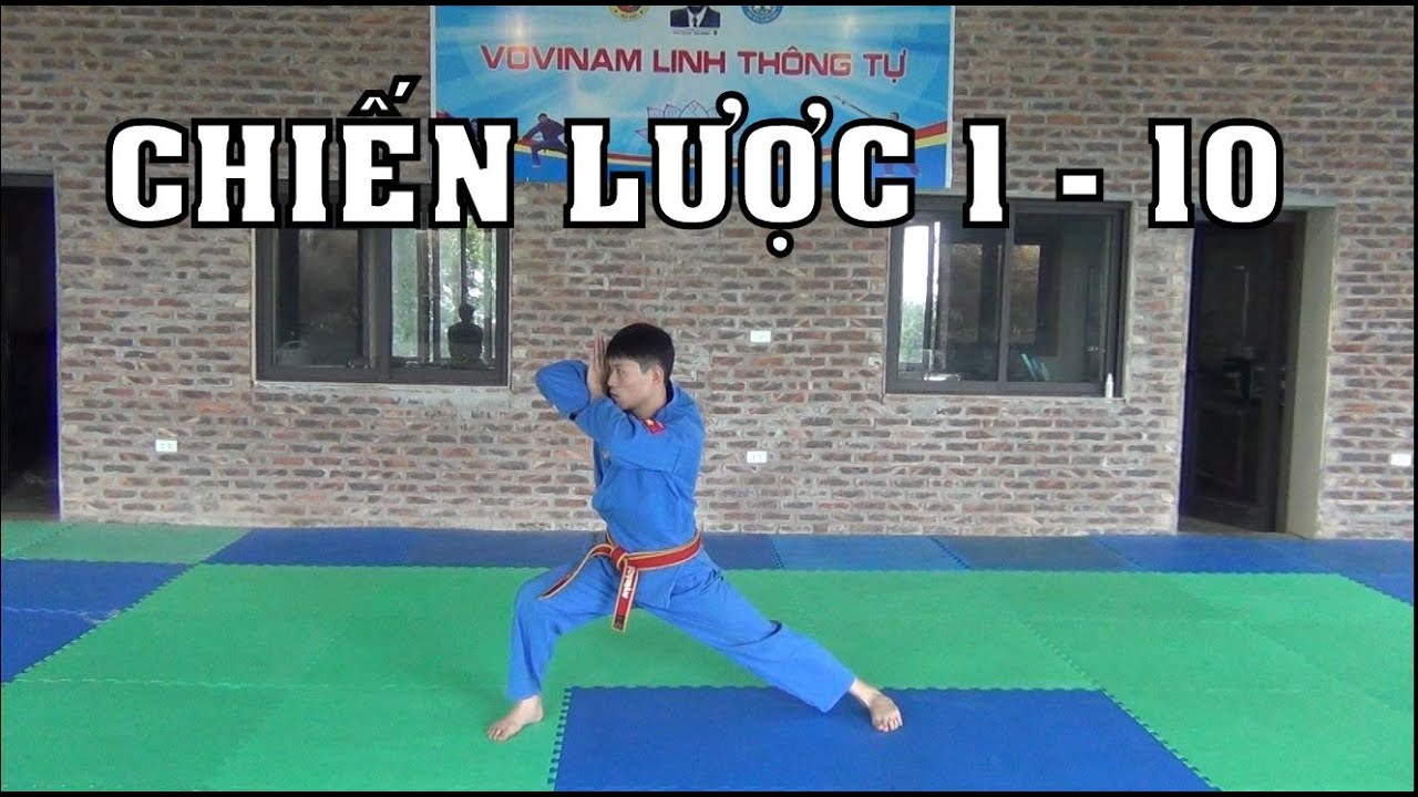 Vovinam - CHIẾN LƯỢC 1 - 10 HƯỚNG DẪN (Vovinam Combo Techniques 1 - 10 Tutorial)