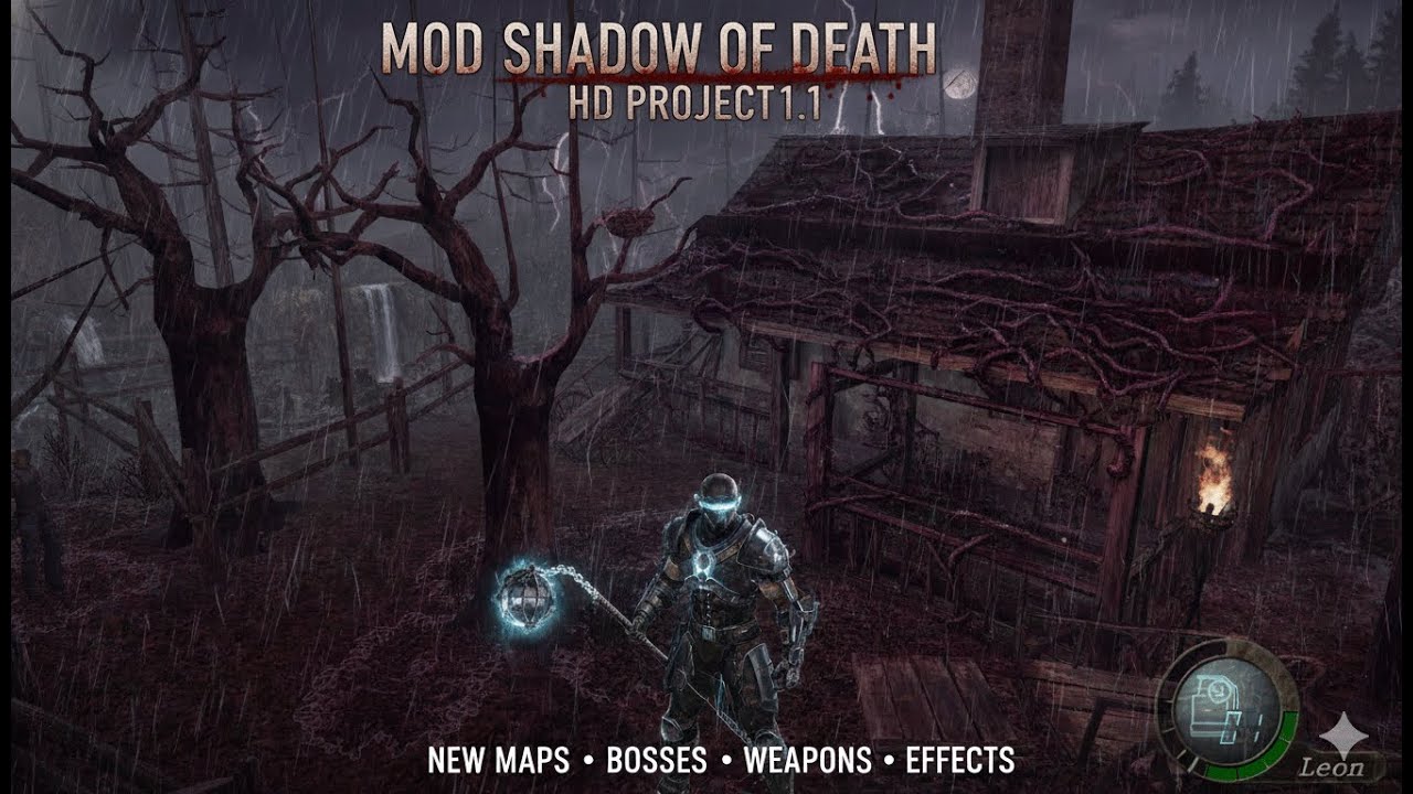 RE4 UHD NEW MOD SHADOW OF DEATH NEW MAPAS #1 {HD PROJECT1.1}