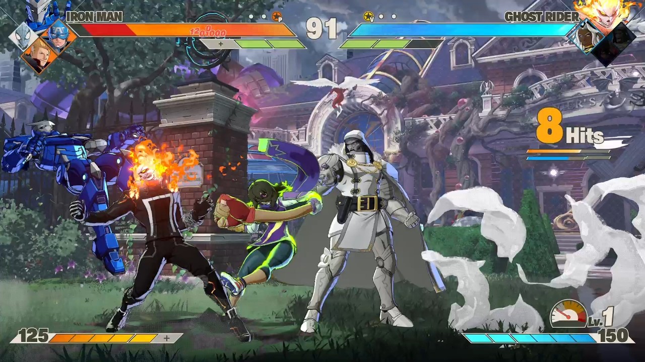 Captain America vs Ghost Rider (Hard AI) MARVEL Tokon Fighting Souls CLOSED BETA