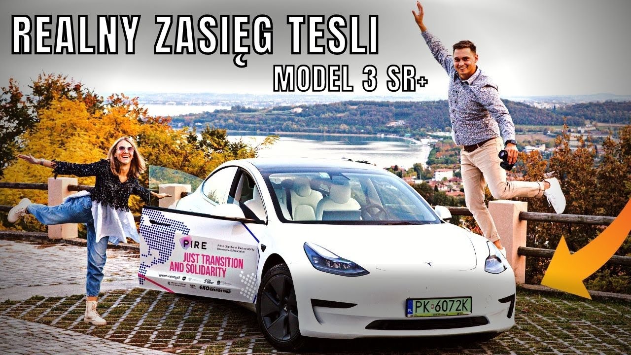 Trasa 1800 km najtańszą Teslą Model 3 SR+ | ROZPOCZYNAMY PODR&Oacute;Ż ⚡️
