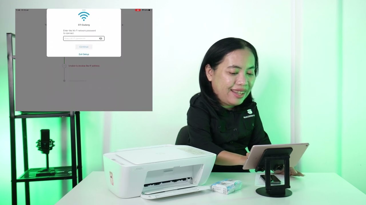 SETUP HP 2875