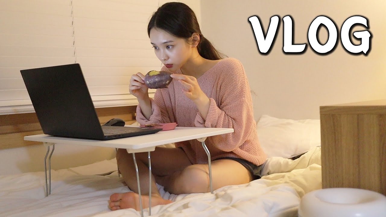 자취생 브이로그♥ 날씨가 엄청 좋은 날 [ 자취생 브이로그 / 사진 잘찍는 법 / 보정어플 추천 / 카메라 보정 어플 ](sub) l MIYUT