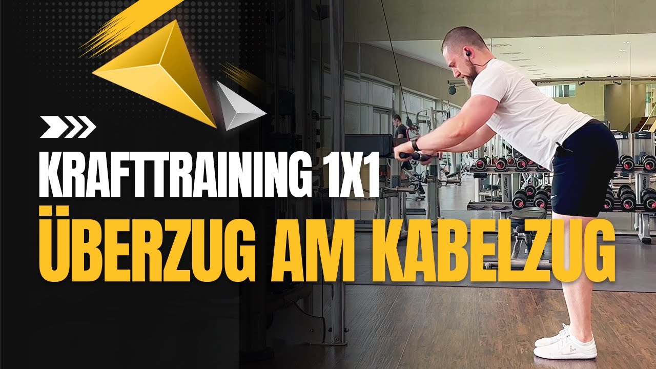 Krafttraining 1x1: Überzüge am Kabelzug für den Rücken (Latissimus)