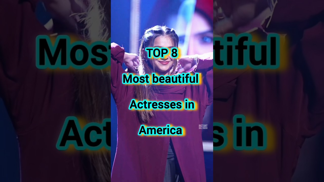 Top 8 most beautiful actresses in America #shorts