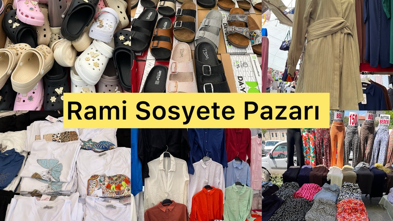 RAMİ SOSYETE PAZARI 🛍️🛒5 Mayıs Pazartesi 🗓️Keyifli Seyirler 🌺