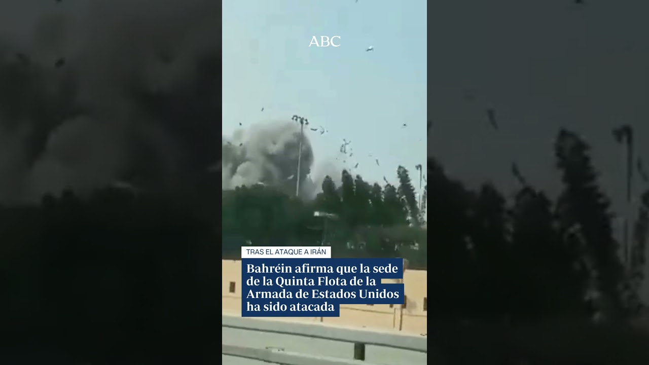 ATAQUE EEUU-ISRAEL A IR&Aacute;N | Este es el momento en el que un MISIL IMPACTA contra la flota de EEUU