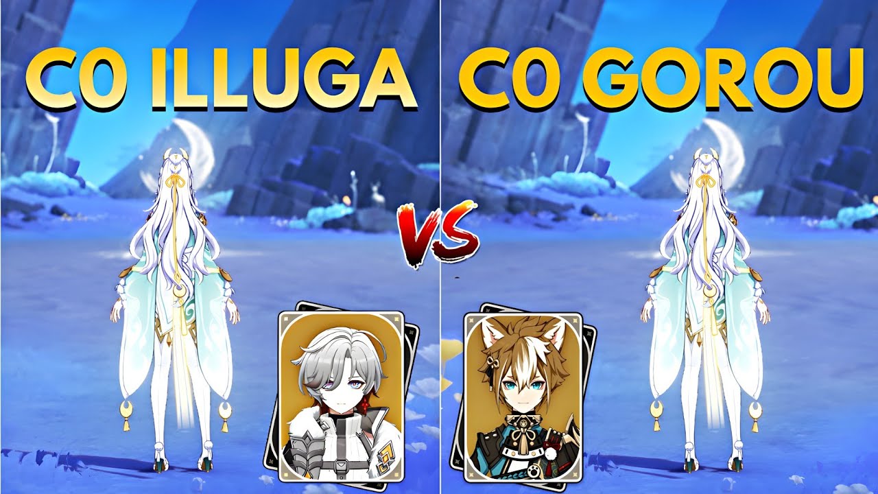 Best Support for Zibai? Gorou vs Illuga! Genshin Impact