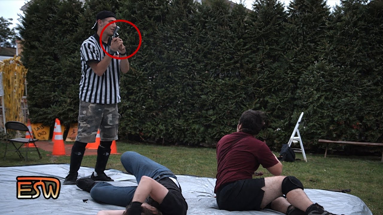 Jimmy Starbucks vs Acejack | Best Backyard Wrestler Tournament |  Backyard Experience (2004)