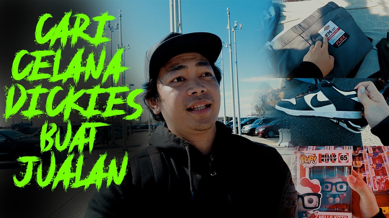 THRIFTING CARI CELANA DICKIES KE PASAR LOAK DI AMERIKA