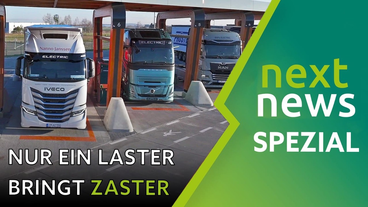 Elektro-Trucker checkt XXL-Ladepark für 42-Tonnen E-LKWs