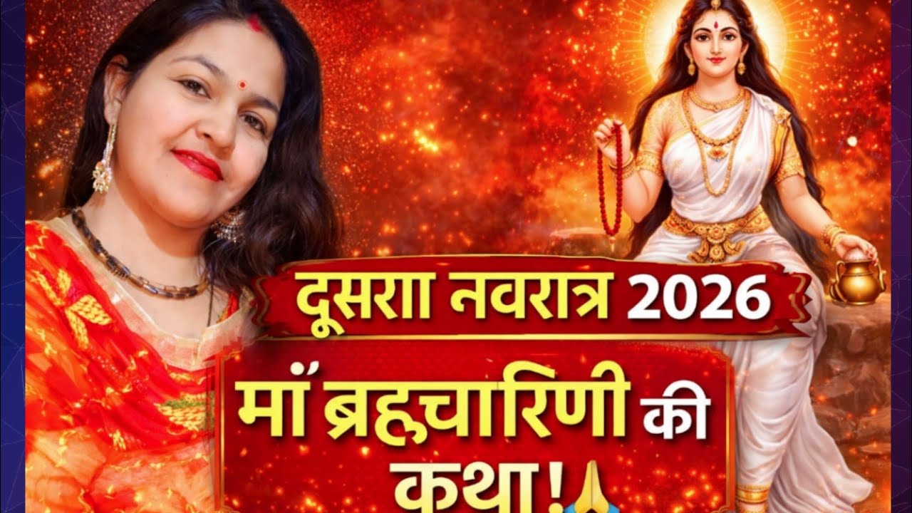 👉 दूसरा नवरात्र 2026 | माँ ब्रह्मचारिणी की कथा | Navratri Day 2  #BrahmachariniMata #NavratriSpecial
