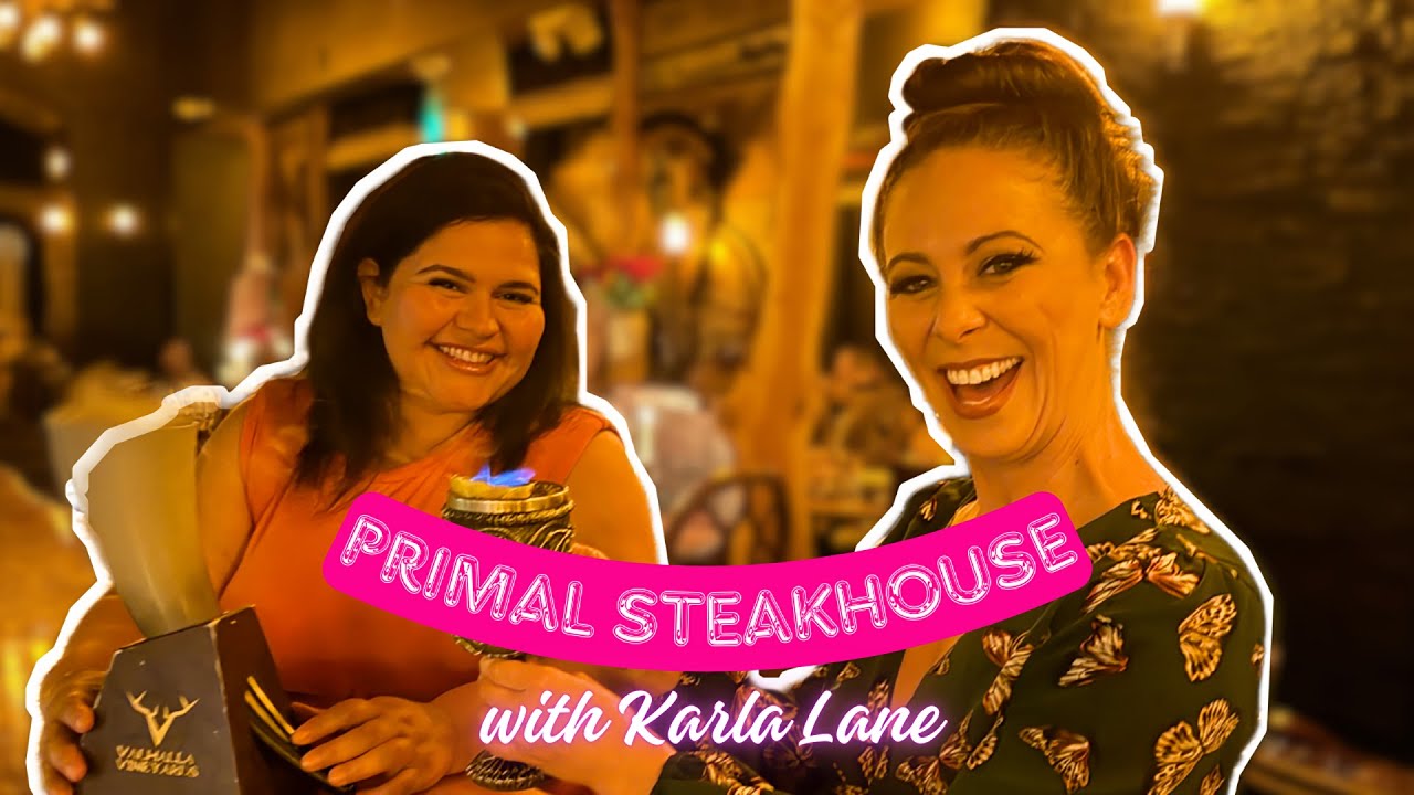Cherie DeVille and Karla Lane at Primal Steakhouse Las Vegas