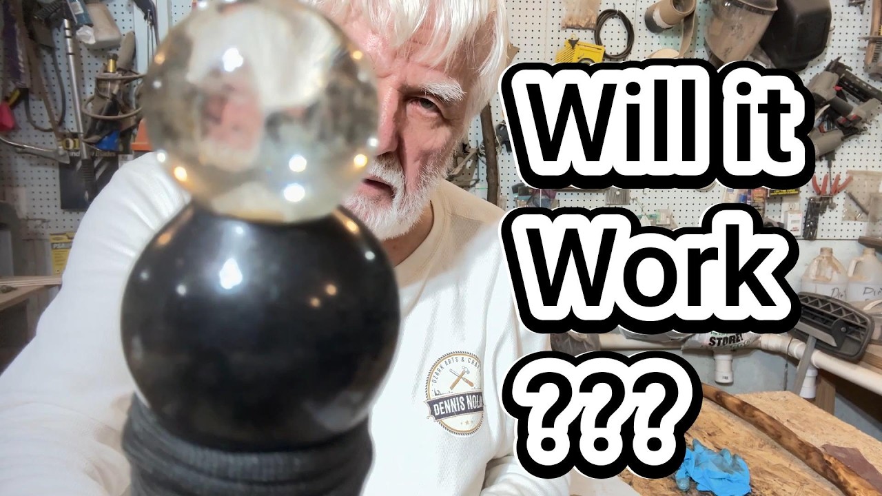 I Put a Double Sphere on a Walking Stick