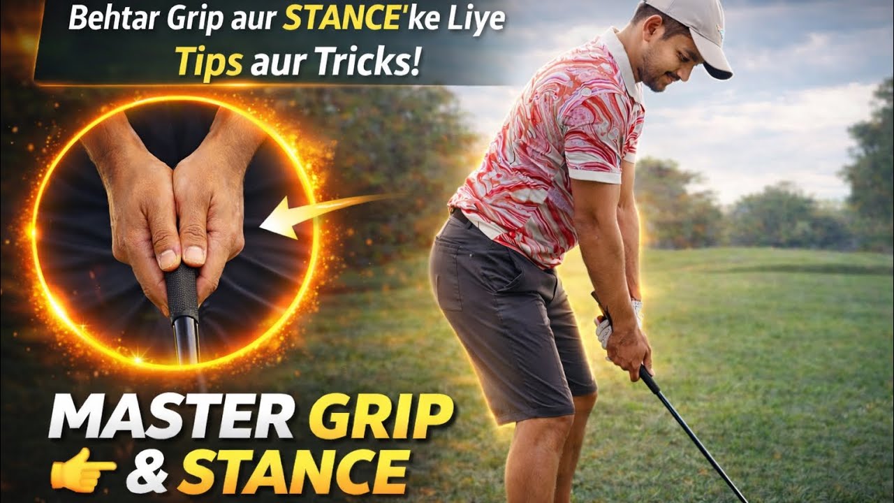 Perfect Golf grip and Stance | Stop Incosistent Shots! 🏌🏻‍♂️
