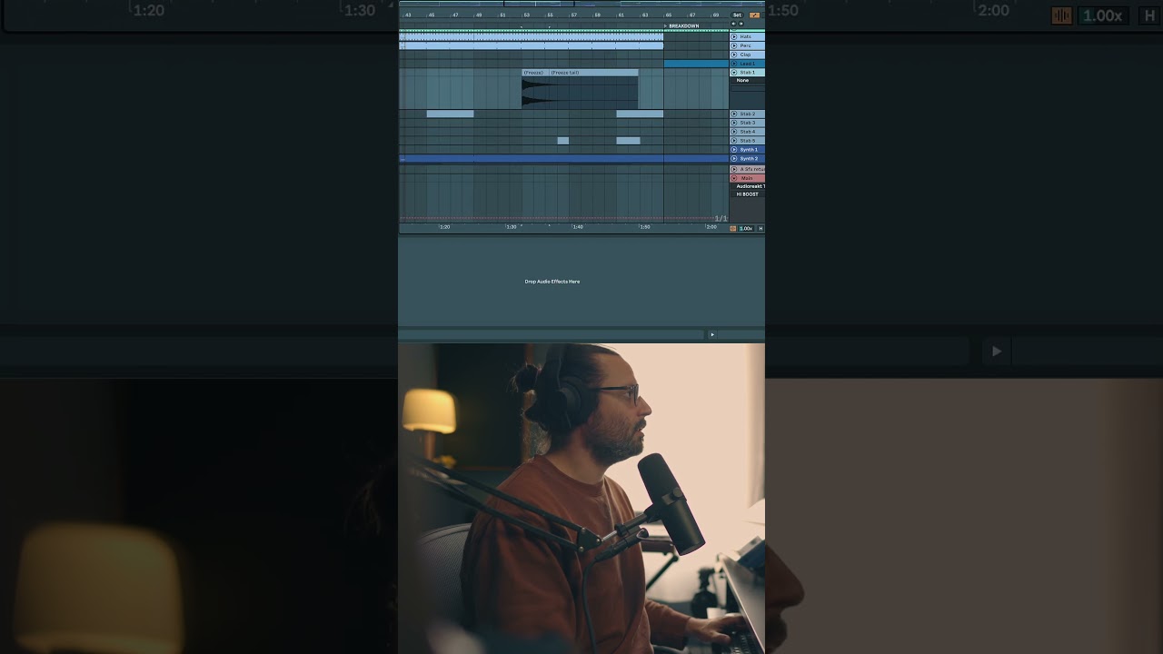 Techno Sfx in 10s ⚡ #abletontutorial #technotips #abletonlive