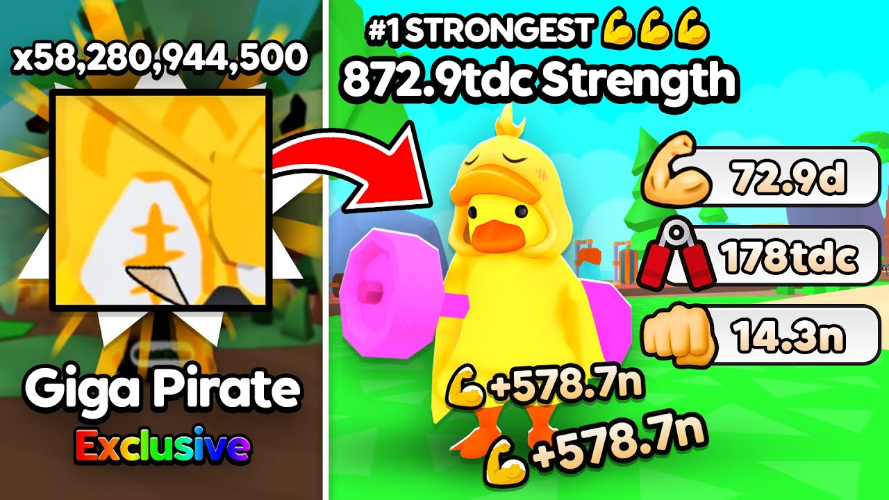 I Got NEW STRONGEST Giga Pet For FREE in Arm Wrestle Simulator!