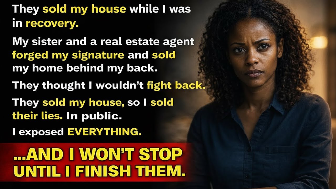 THEY SOLD MY HOUSE WHILE I WAS IN RECOVERY — SO I SOLD THEIR LIES IN PUBLIC