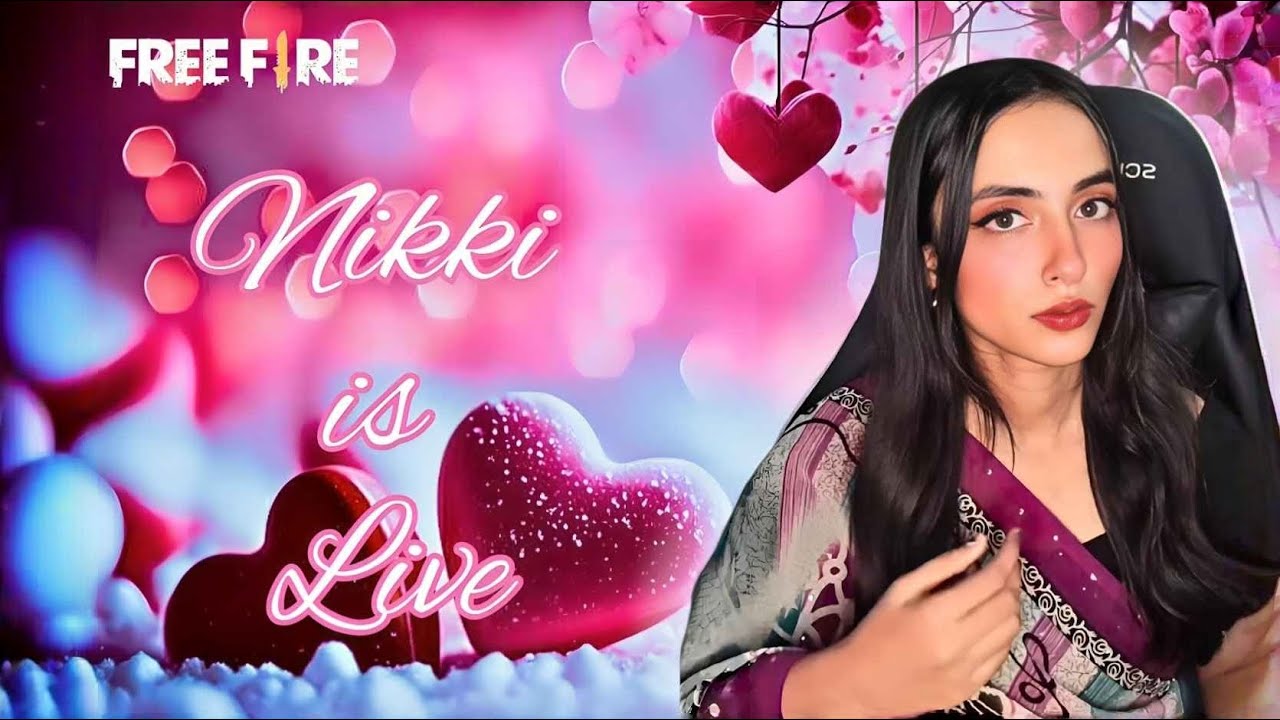 NIKKI IS LIVE!! freefire live stream..