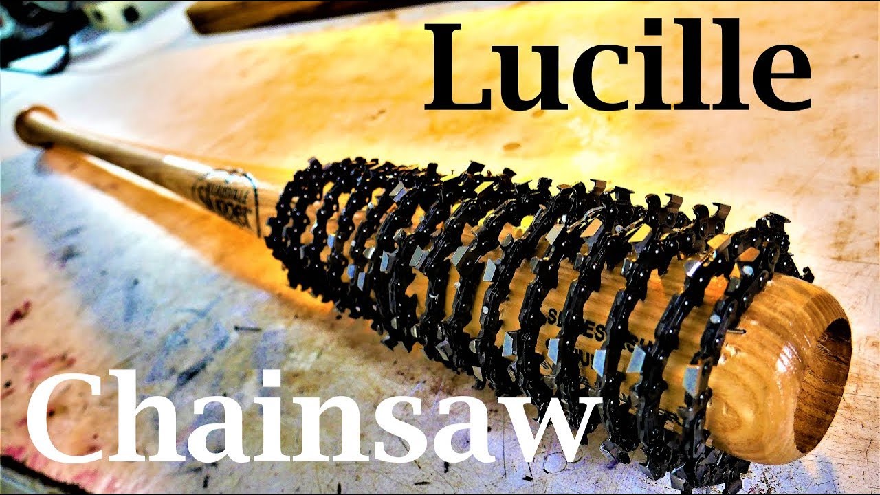 Chainsaw Blade Lucille | Lucille Baseball Bat Mod