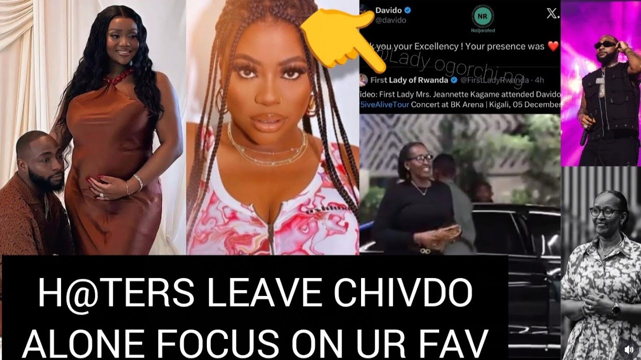 ДАВИДО И ПЕРВАЯ ЛЕДИ РУАНДЫ ОБИДЯТСЯ НА ЧИВДО, ПОКЛОННИКИ 