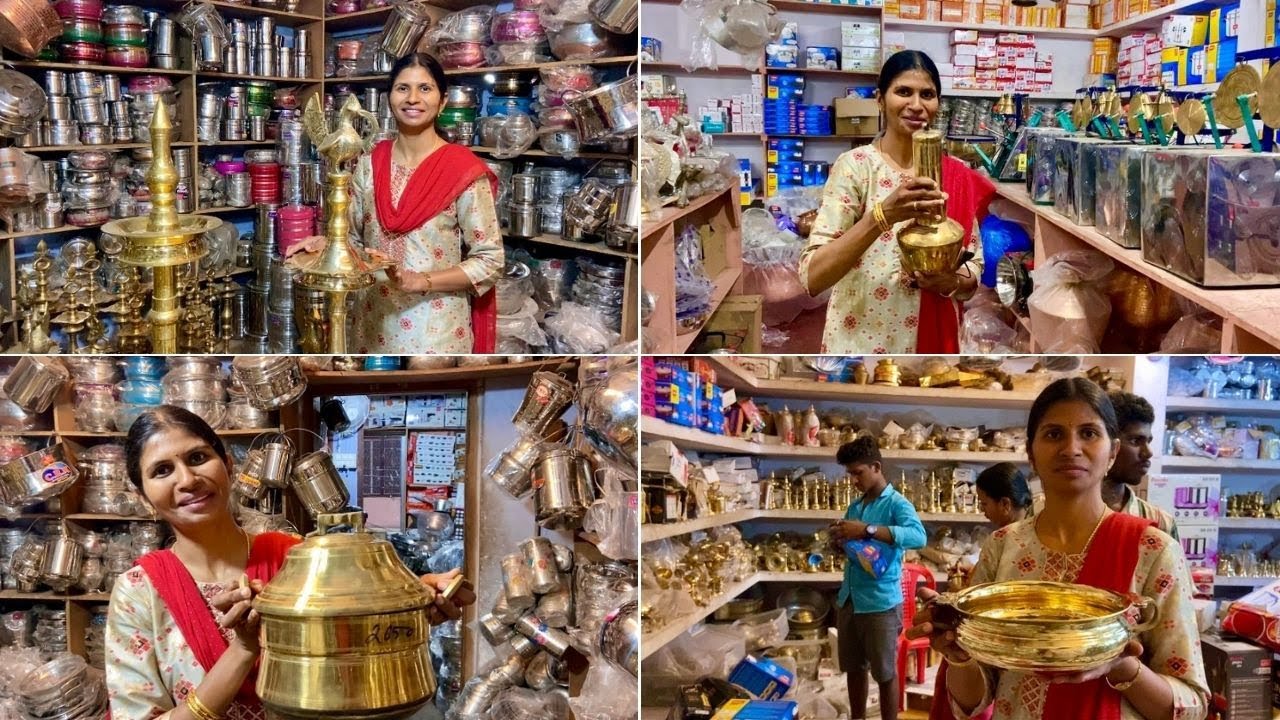 Traditional South Indian Cookware | Brass Copper Utensils | Best Price