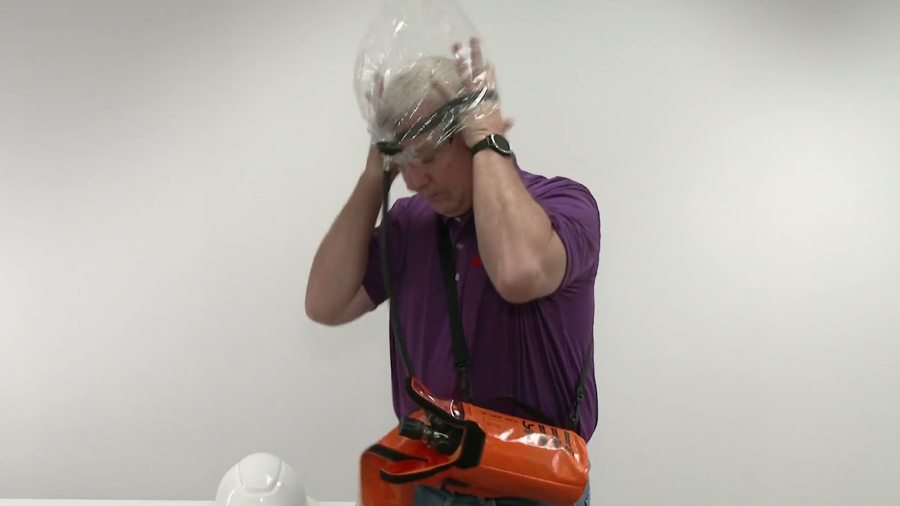 Donning Guide for the 3M™ SCOTT™ ELSA EEBD-N