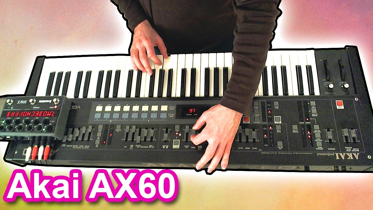 AKAI AX60 + Eventide SPACE = Ambient Chillout Space Music 【SYNTH DEMO】