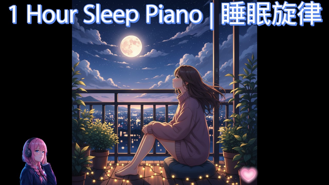 【深度助眠】純淨鋼琴旋律：助眠，讀書，放鬆｜靜月旋律 Still Moon Melody