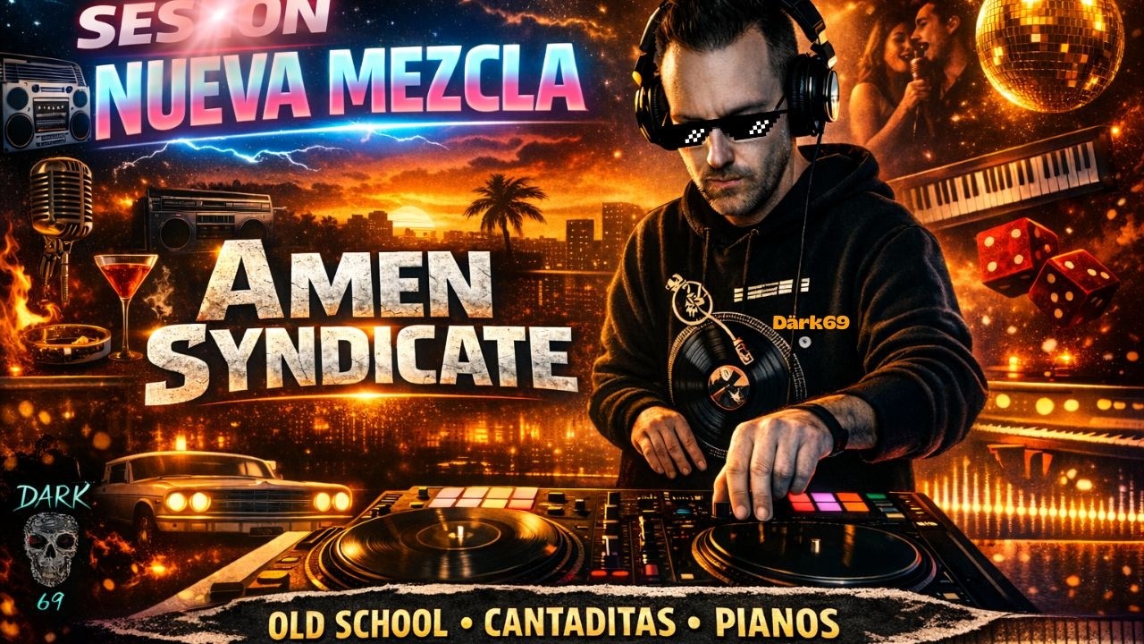 @DJ_DARKOSCURO_69  🎹Sesión AmenSyndicate | Old School Breakbeat con Piano y Cantaditas. #breakbeat