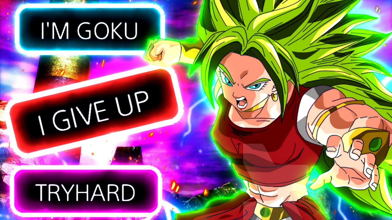 He Said He Can Beat Me With EVERY Goku. So I Used Super Saiyan 3 Kale. I Then Made Him QUIT.