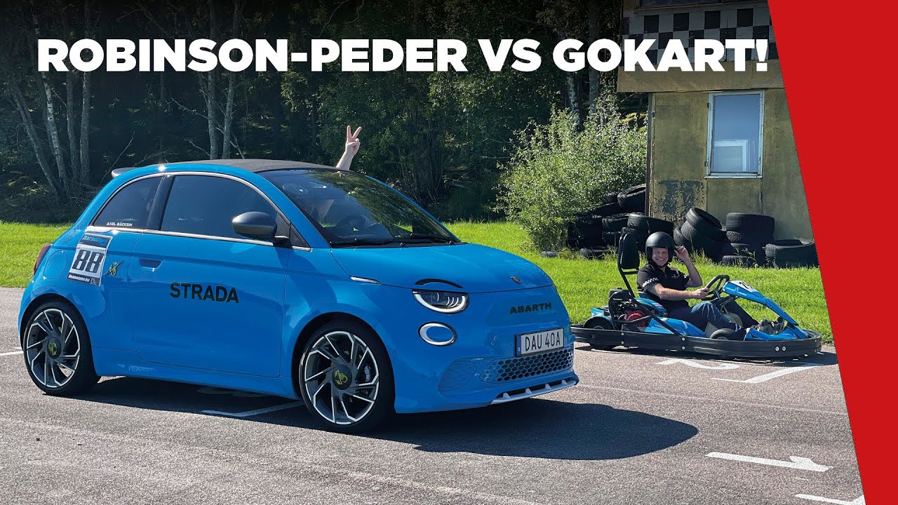 Robinson-Peder tävlar med Abarth 500e