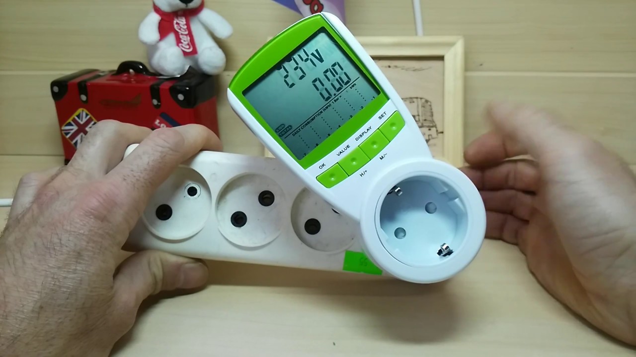 Измеритель Мощности Ватт Вольт Ампер Частота Монитор Анализатор 230 В 50 Гц.